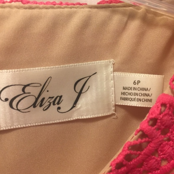 Eliza J Scalloped Crochet Lace Dress - Picture 7 of 14